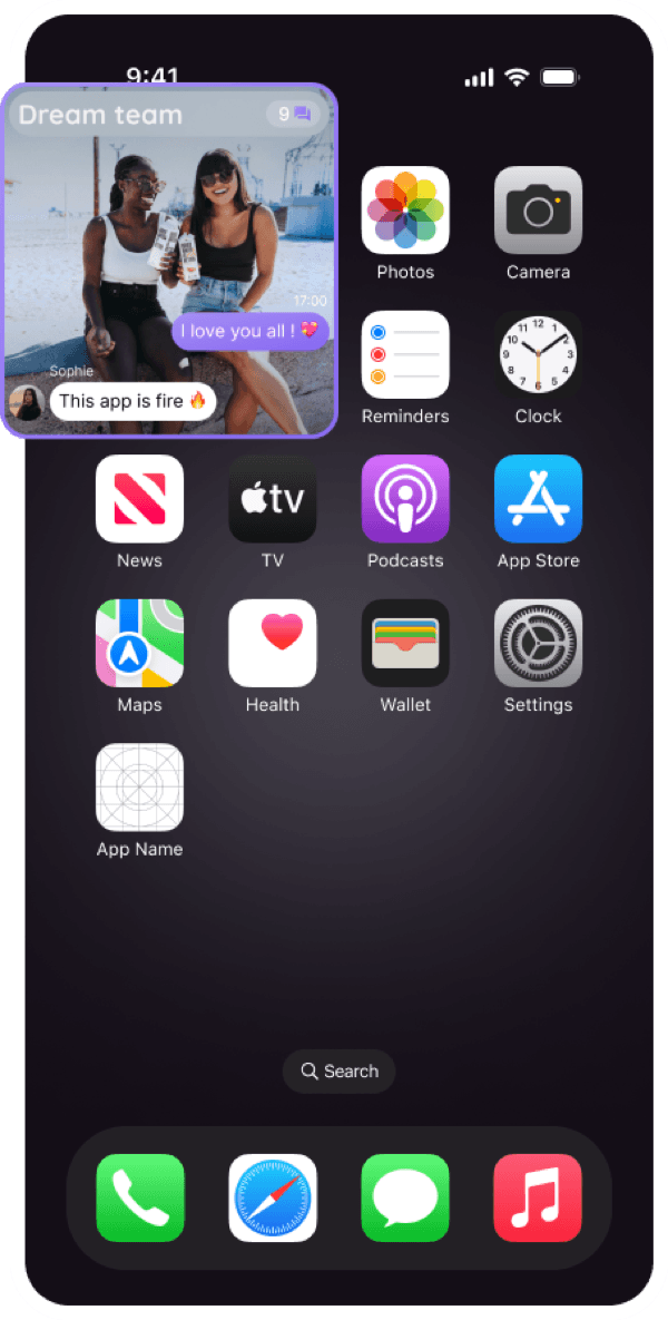 Capture d'écran 1 de Private Widget