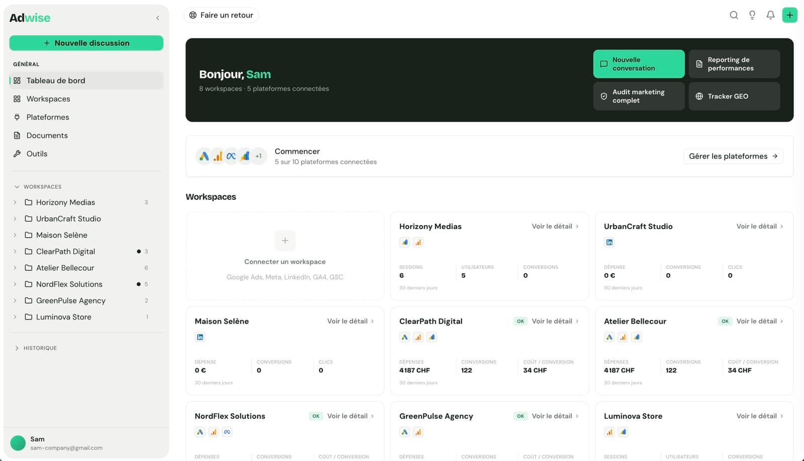 Adwise screenshot